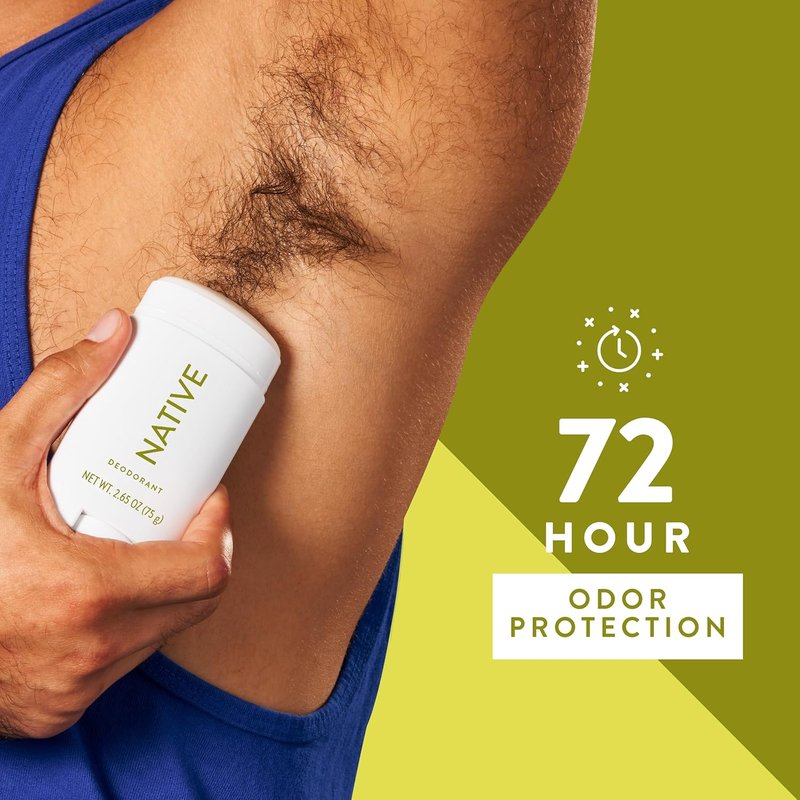 Native Deodorant - Aluminum-Free Bergamot & Pine | 72-Hour Odor Control for Men & Women - 2.65oz