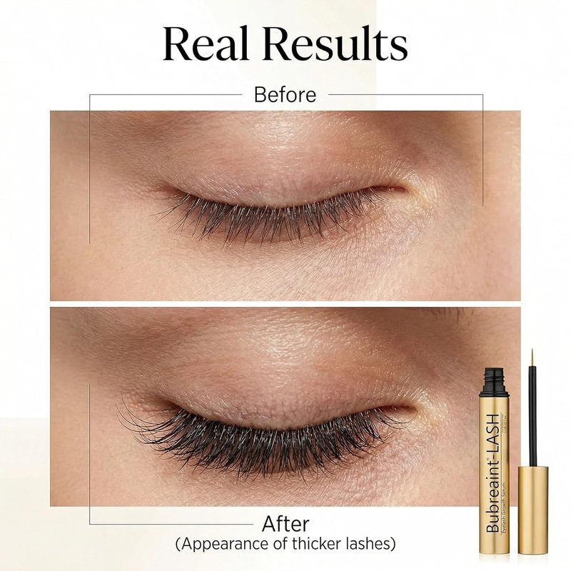 Lash & Brow Enhancing Serum - Peptide & Vitamin Infused for Fuller Lashes - Ophthalmologist Tested | 4 ML/0.14 Fl Oz