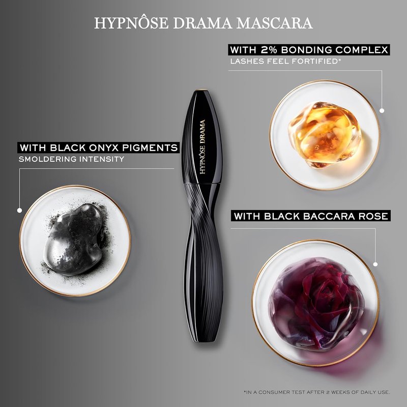 Lancôme Hypnôse Drama Extreme Waterproof Mascara | 17x Volume & 48 HR Wear | Ultra Black, Sensitive Eyes Friendly