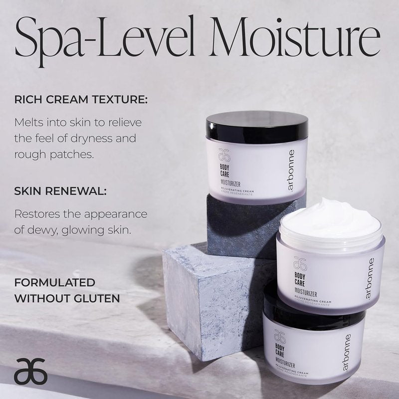 BodyCare Moisturizer Cream – Rich Hydrating Body Lotion with Omega 3-6-9, Shea, Aloe, and Vitamin E; Spa-Like Hydration for Daily Use, by Arbonne.