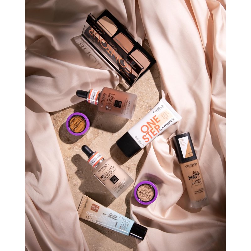 Catrice | HD Liquid Coverage Foundation | 24H Wear, Matte Finish, High Coverage, Waterproof Formula with Niacinamide | Vegan & Cruelty Free (010 | Light Beige)