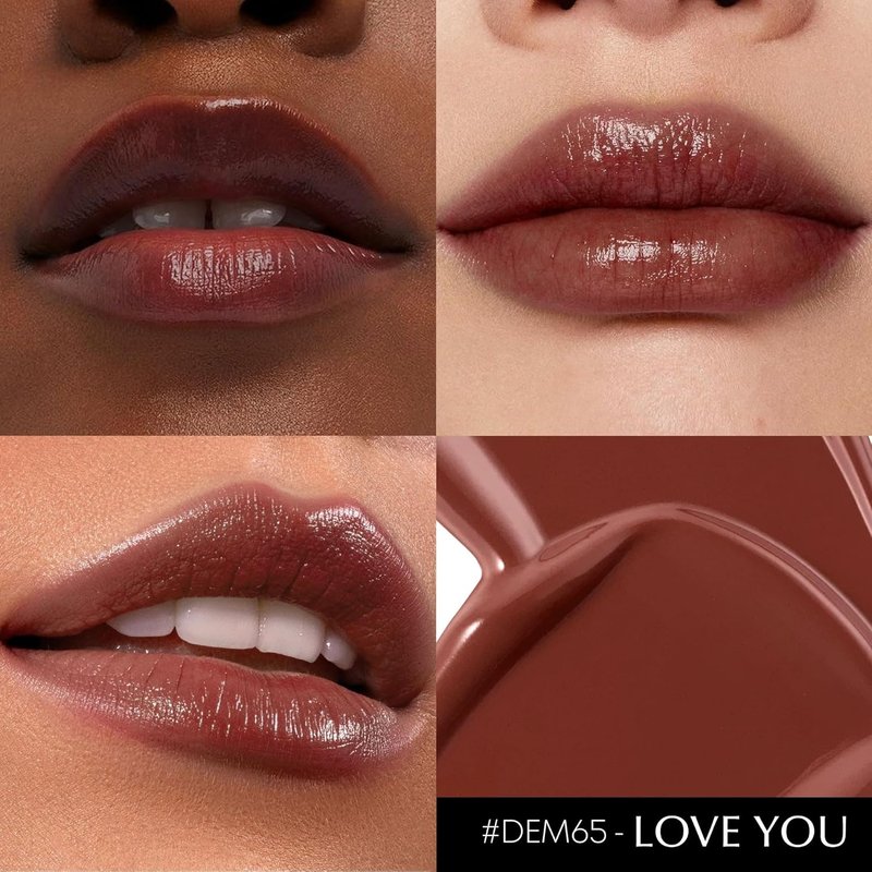 Depuplum Black Berry Lipstick for Women Moisture Lip Gloss Tinted Lip Balm Sheer Lipsticks for Mother's Day Nourishing Hydrate Glossy Lipstick for Dry Lips (DM65 Berry)