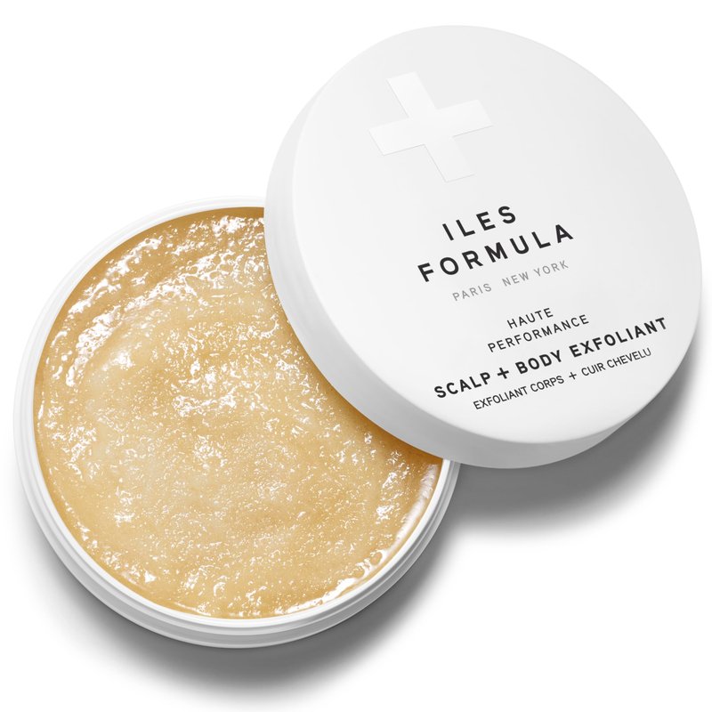 ILES FORMULA Scalp + Body Exfoliant – Luxury Scalp Scrub & Exfoliating Body Scrub – Gentle, Rejuvenating Exfoliating Scrub to Remove Buildup & Smooth Skin with Vitamin E & Kiwi Extract - Residue Free