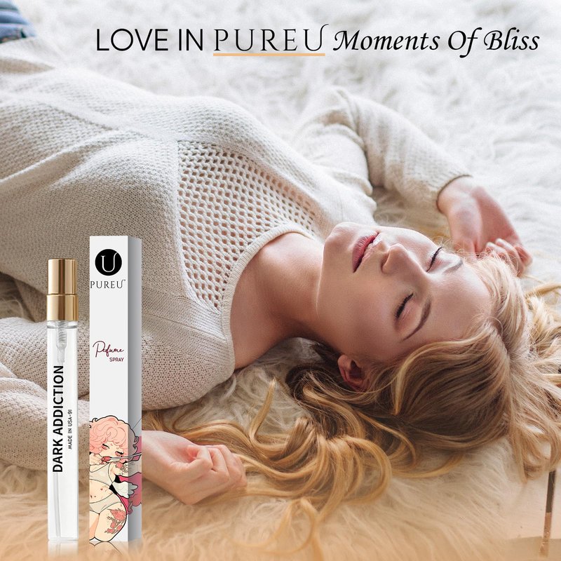 PUREU Perfume Oil for Women Men Ambery Vanilla Long Lasting Perfume Body Oil Travel Size 0.4oz/12 mL