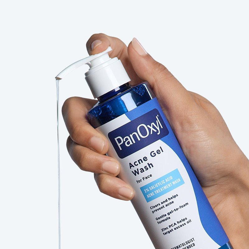 PanOxyl Acne Gel Wash, 2% Salicylic Acid, Moisturizes with Blue Algae and Aloe Vera, Mattifies with Zinc PCA, Nourishes Skin with Green Tea Extract and Betaine, with Allantoin, 6.5oz