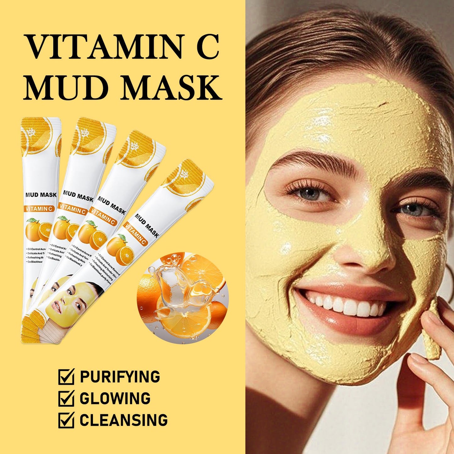 WENJLYJ 30PCS Clay Mask for Face,Vitamin C,Dead Sea Mud,Cucumber Mud Mask Set,Deep Cleansing Blackhead Remover Facial Skin Care Set,Moisturizing Face Masks for Women,Face Masks Gift Set