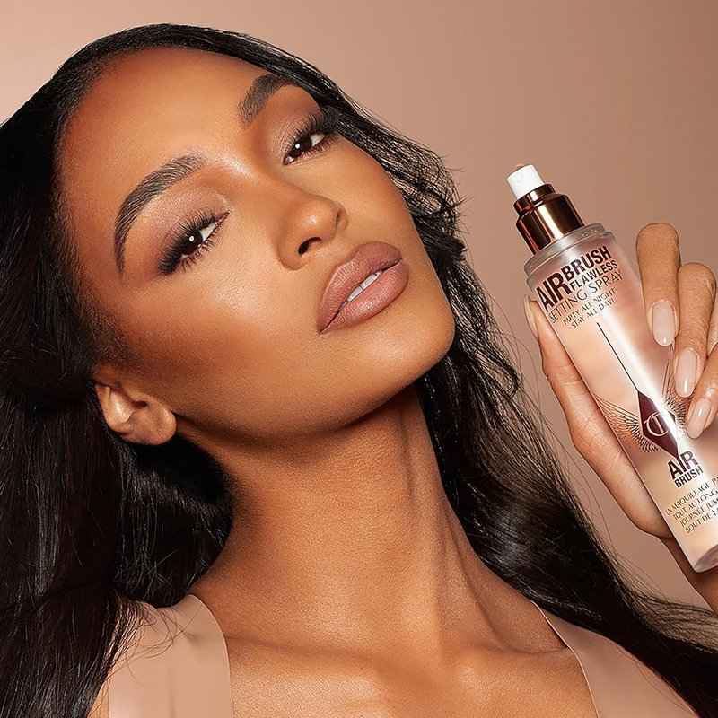 Charlotte Tilbury Airbrush Flawless Setting Spray - Ultra-Fine Hydrating Mist for Long-Lasting Makeup | 3.4 oz, Waterproof
