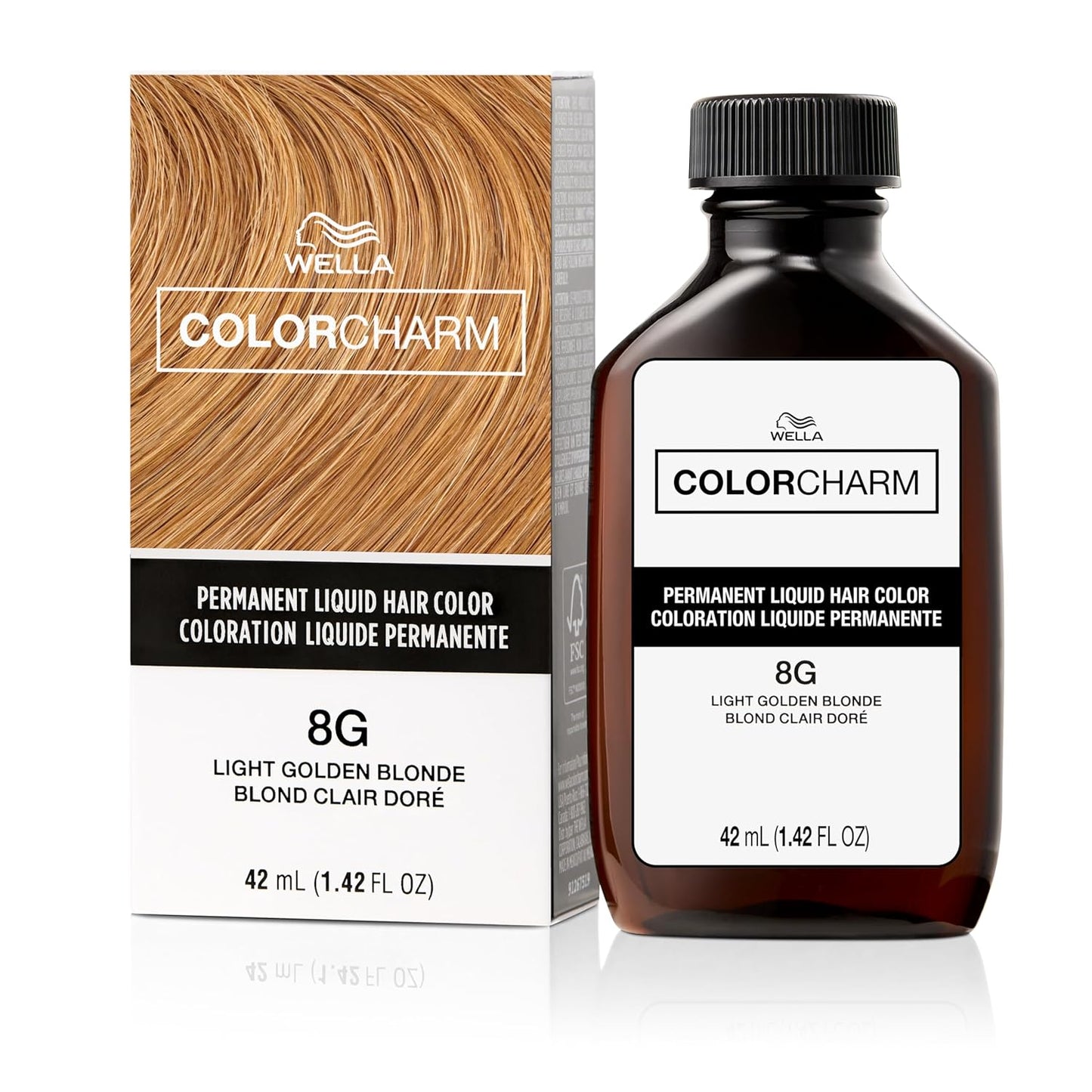 WELLA Color Charm Permanent Liquid Hair Color - Gray Coverage, Blonde Shade, Long-Lasting Formula
