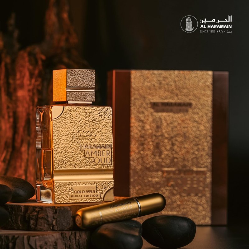 Amber Oud Gold 999.9 - Dubai Edition by Al Haramain for Women - 3.33 oz Extrait De Parfum Spray