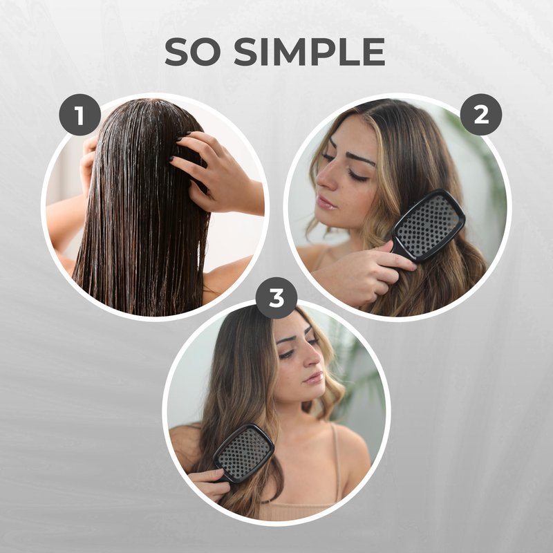 FHI Heat UNbrush Detangling Brush for Pain-Free Brushing on All Wet or Dry Hair Types — Durable DuoFlex Anti-Static Bristles, Lightweight Handle, Vented Hair Brush, Grey