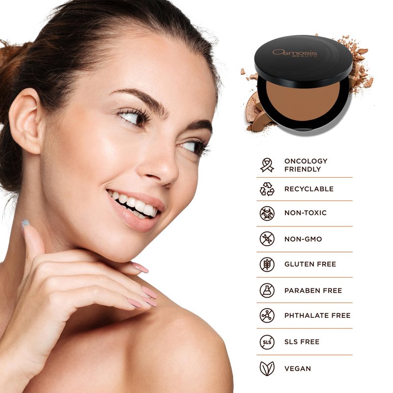 Osmosis Skincare Mineral Pressed Base Foundation, Golden Medium
