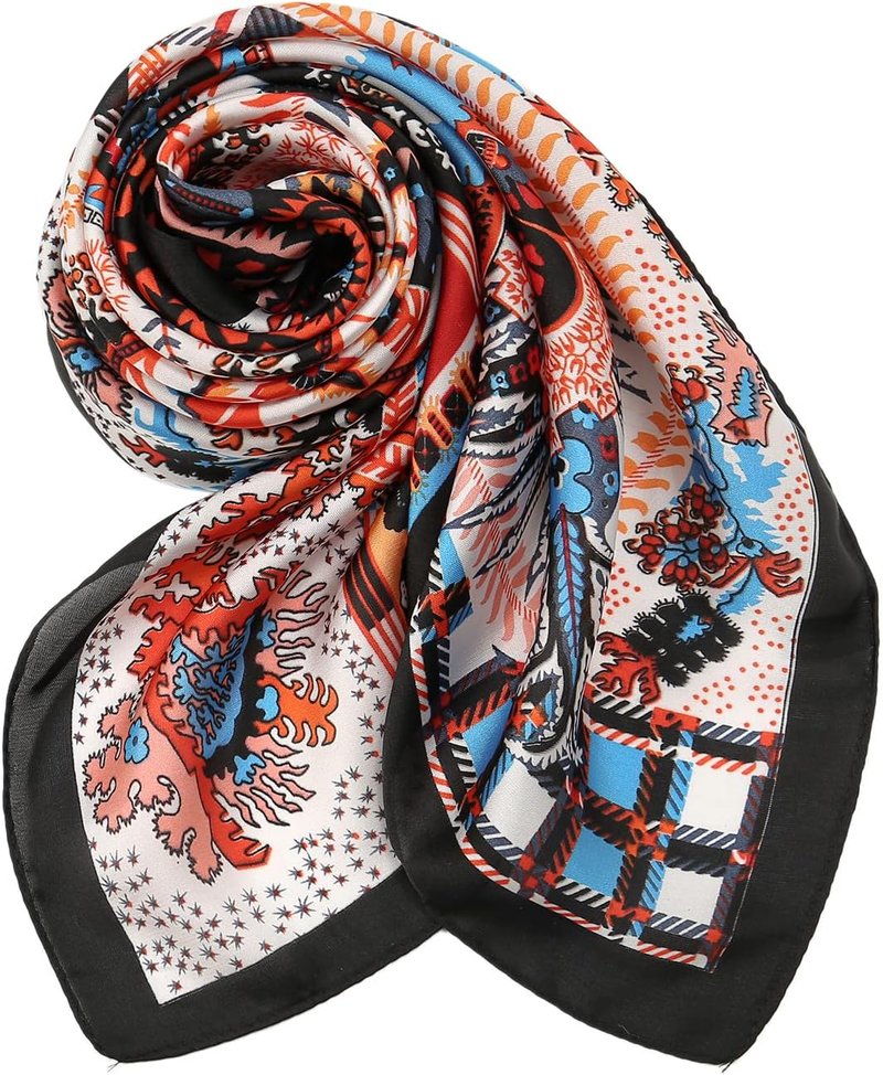 RIIQIICHY Satin Silk Hair Scarf - Luxurious Sleep Wrap for Women | 27.5" Size