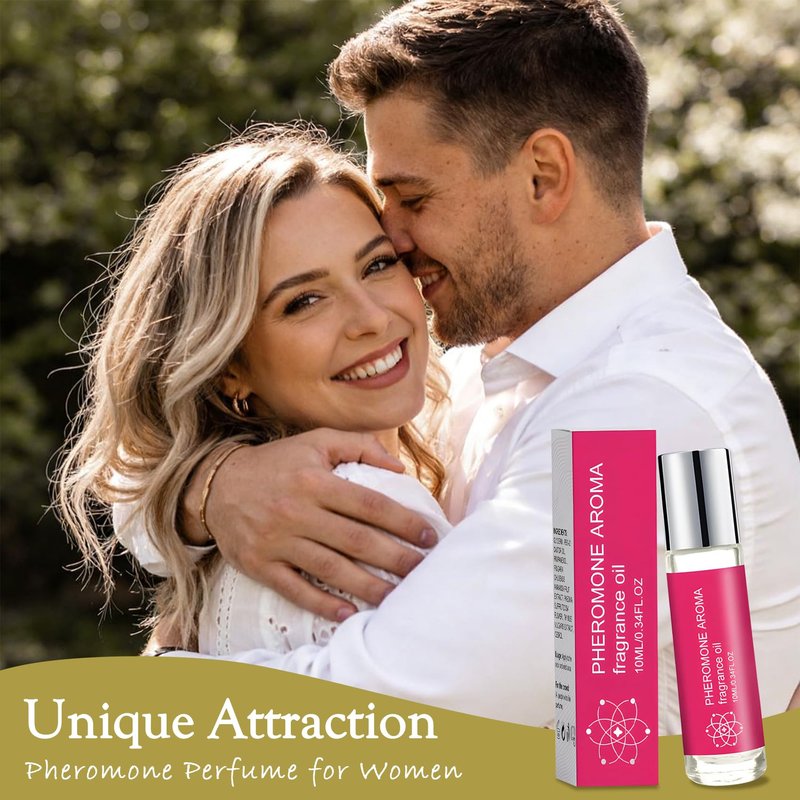 Halonly Pheromones Perfumes for Women, Long Lasting Roll On Oil Fragrance for Date Night, Fruity and Floral Daily Allure & Sensual Gift, Travel Perfume Day to Night Wear for Women - 0.34 fl.oz (10mL)