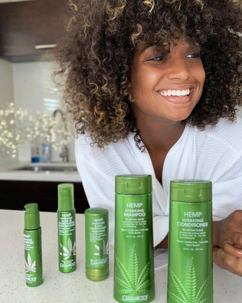 Hemp Hydrating Shampoo - Natural Formula with Hemp Seed Oil, Aloe Vera & Frankincense | 13.5 Fl Oz