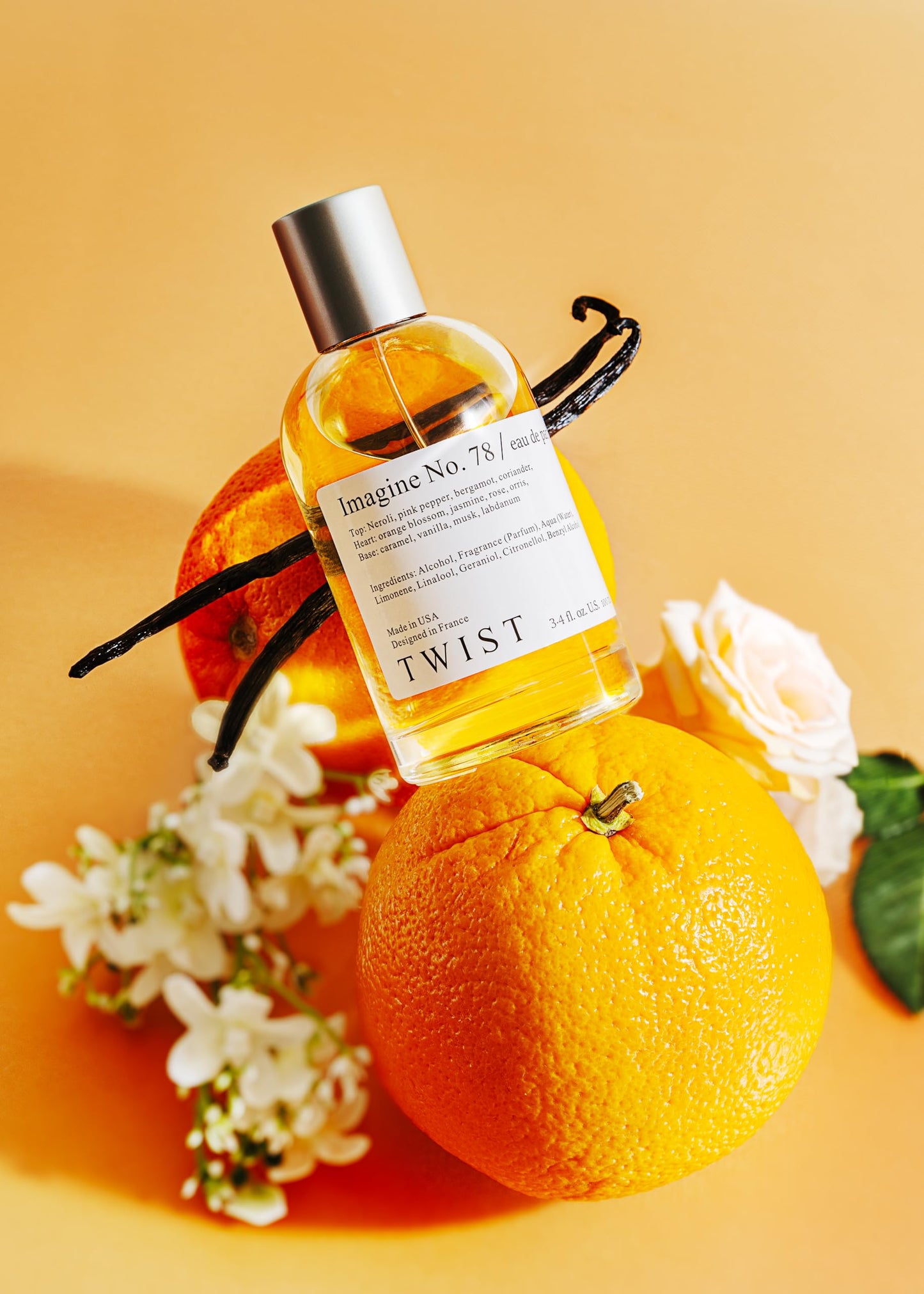 Twist Imagine No. 78 - Eau De Parfum Inspired by Killian's Love, Don’t Be Shy, Long Lasting Perfume For Women, Marshmallow & Floral, Vegan, Clean Ingredients, Fragrance - Spray 100 ml | 3.4 fl. oz.