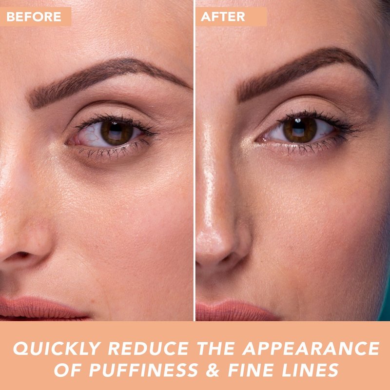 Beauty by Earth Under Eye Cream - Cooling Anti-Aging Hyaluronic Acid Eye Gel for Dark Circles, Puffiness & Wrinkles