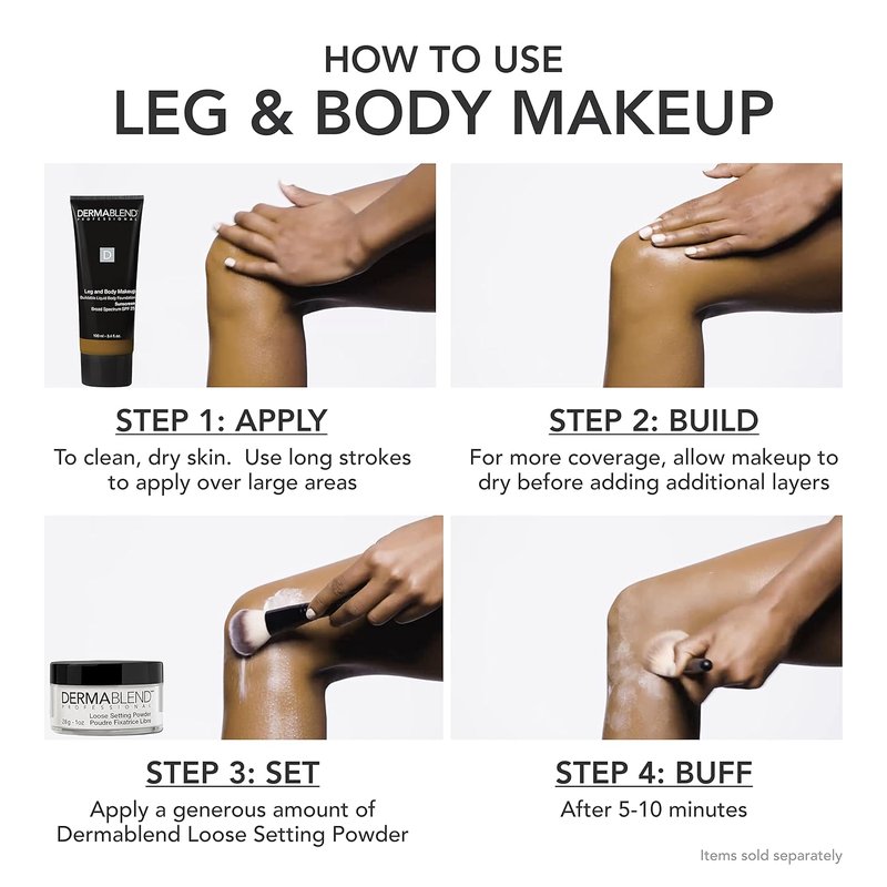 Dermablend Leg and Body Makeup Foundation with SPF 25