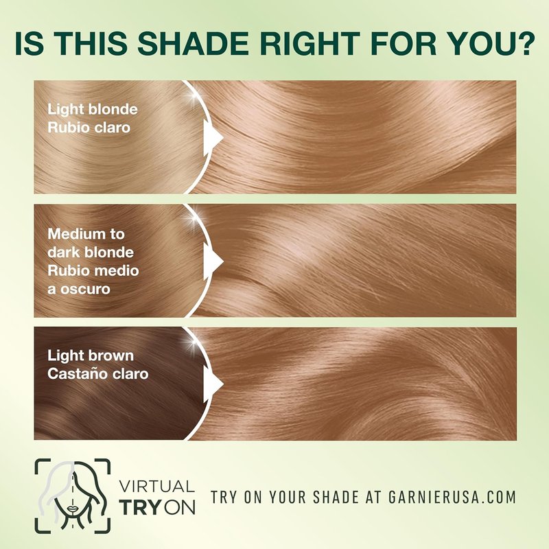 Garnier Nutrisse Ultra Crème Hair Color - Permanent Vegan Hair Dye for 100% Gray Coverage | 82 Pearly Blonde (Biscotti), 2 Count