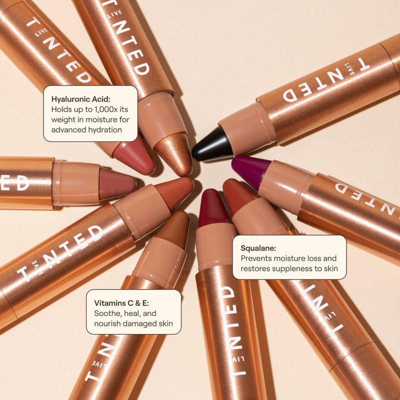 Live Tinted Huestick Multistick: Eye, Lip, & Cheek All in One Makeup Stick with Hyaluronic Acid, Squalane, Twistable Crayon Design, Vegan Formula, Made for a Creamy Blendable Feel, Found 3g / 0.1oz