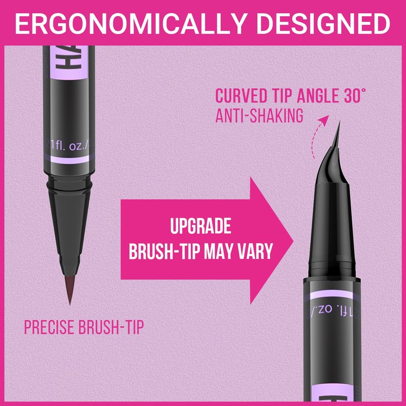 iMethod Eyebrow Pen - Eyebrow Pencil Magic 2-in-1 Eye Brow Pencils for Women with 4-Fork-Tip and Precise Brush-Tip Create Natural Hair-Like Brows, Last All Day, Microblading Eyebrow Pen, Light Brown