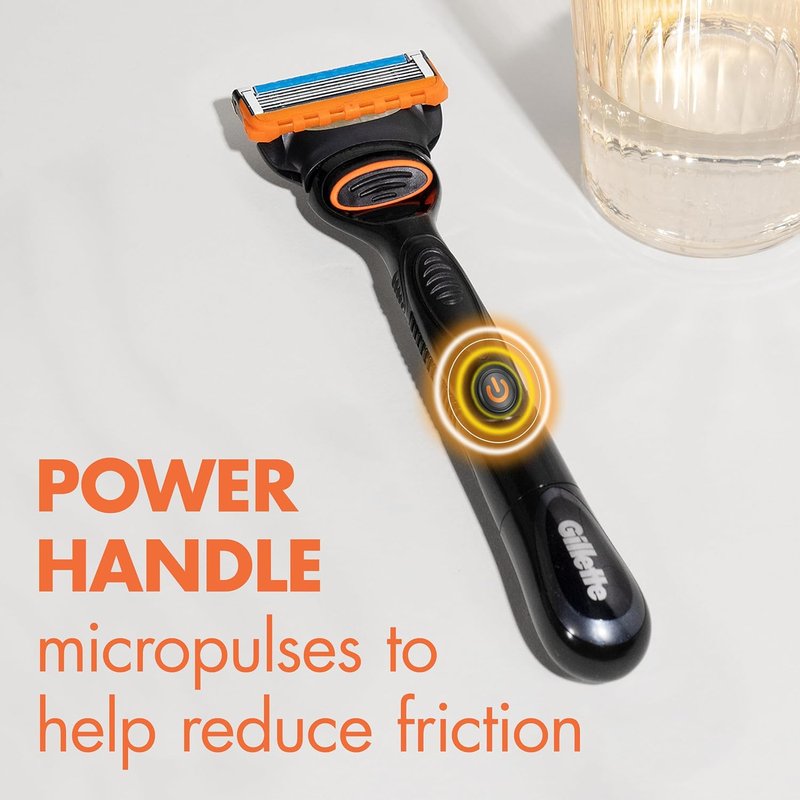 Gillette Fusion5 Power Razor for Men - Precision Shaving Handle with 1 Blade Refill