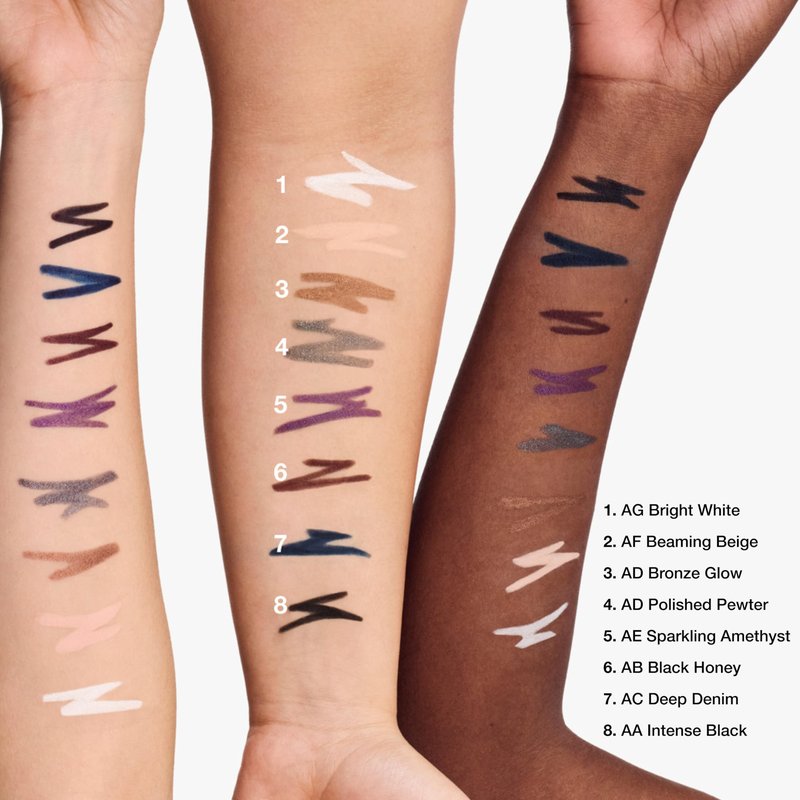 Clinique High Impact Gel Tech Eyeliner Pencil | Waterproof, Smudge Resistant + Safe For Sensitive Eyes, Black Honey
