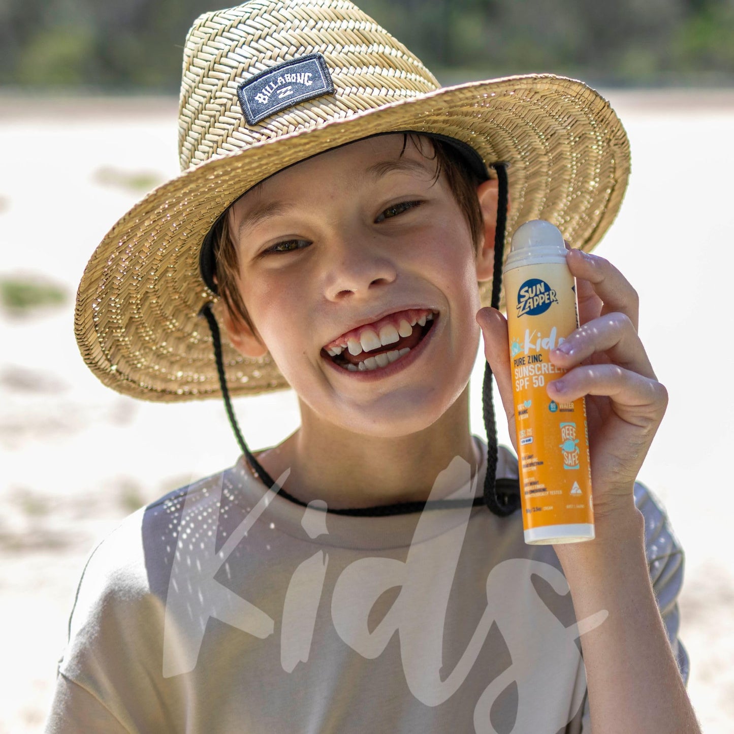 Sun Zapper Kids Pure Zinc Sunscreen SPF 50 – Mineral Sunscreen for Children with Organic Ingredients, 25% Non-Nano Zinc Oxide, Reef Safe, Water Resistant, Fragrance Free, Vegan, 100g (3.5 oz) Pump