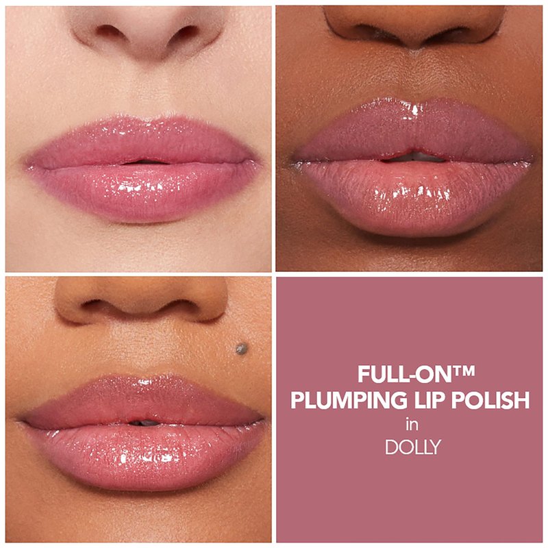 Buxom Full-On Plumping Lip Polish, Tinted Lip Plumper Gloss, Plumping Peptides & Vitamin E, High Shine Lip Gloss, Nourishes, Moisturizes & Softens Lips, Vegan