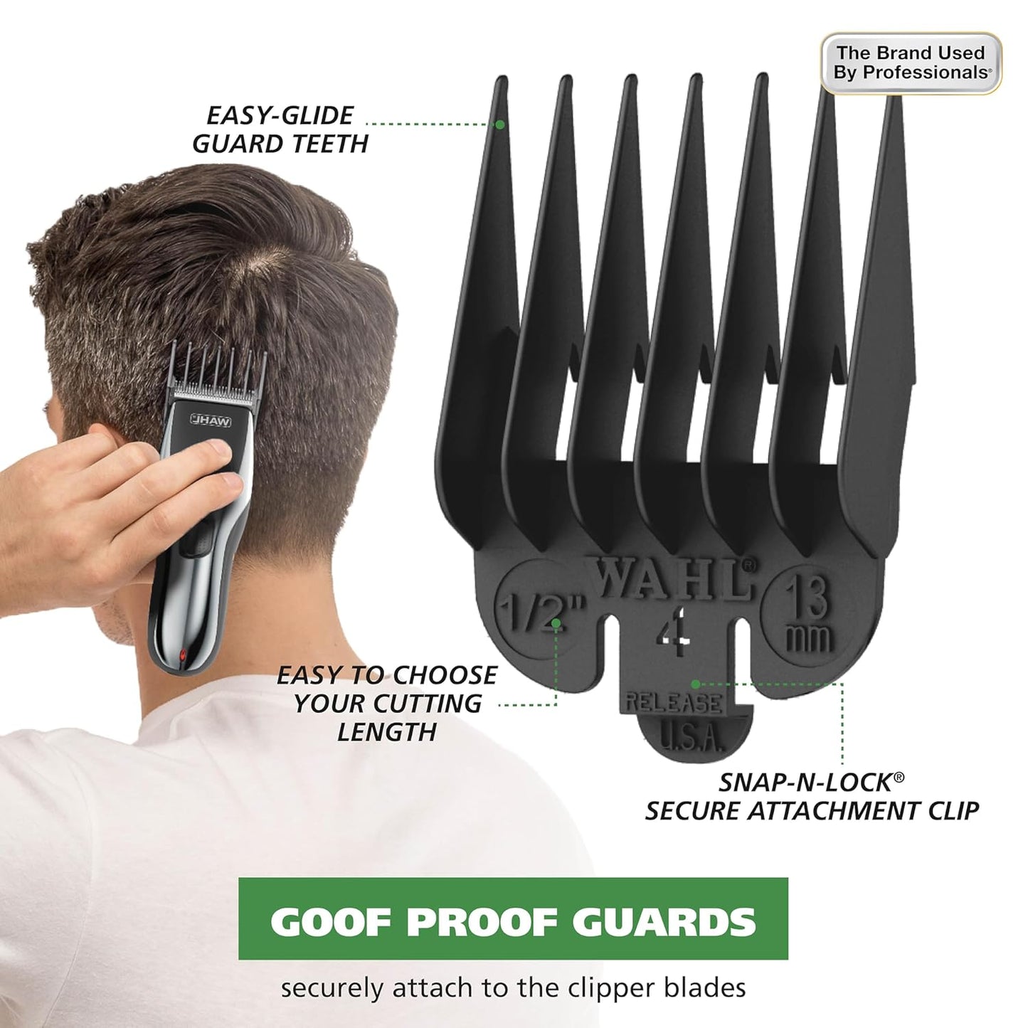 Wahl Rechargeable Hair Clipper & Trimming Kit - Cord/Cordless, Ideal for Haircuts, Beards & Body Grooming | Model 79434