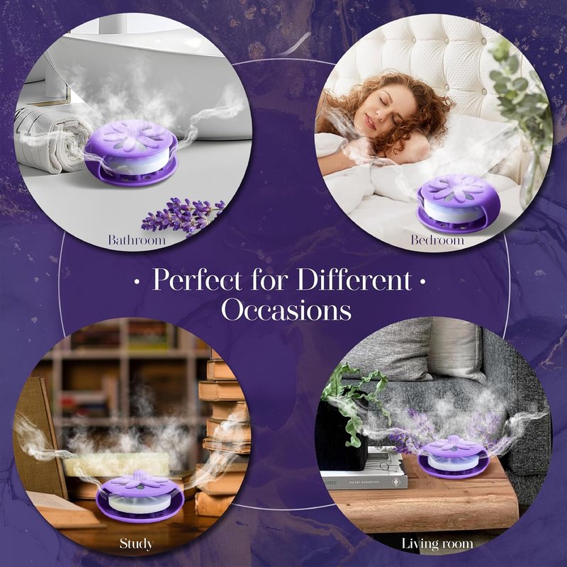 Purple Shower Steamers Tray - Suction Cup Holder for Long-Lasting Use | Flake Bath Bombs Container
