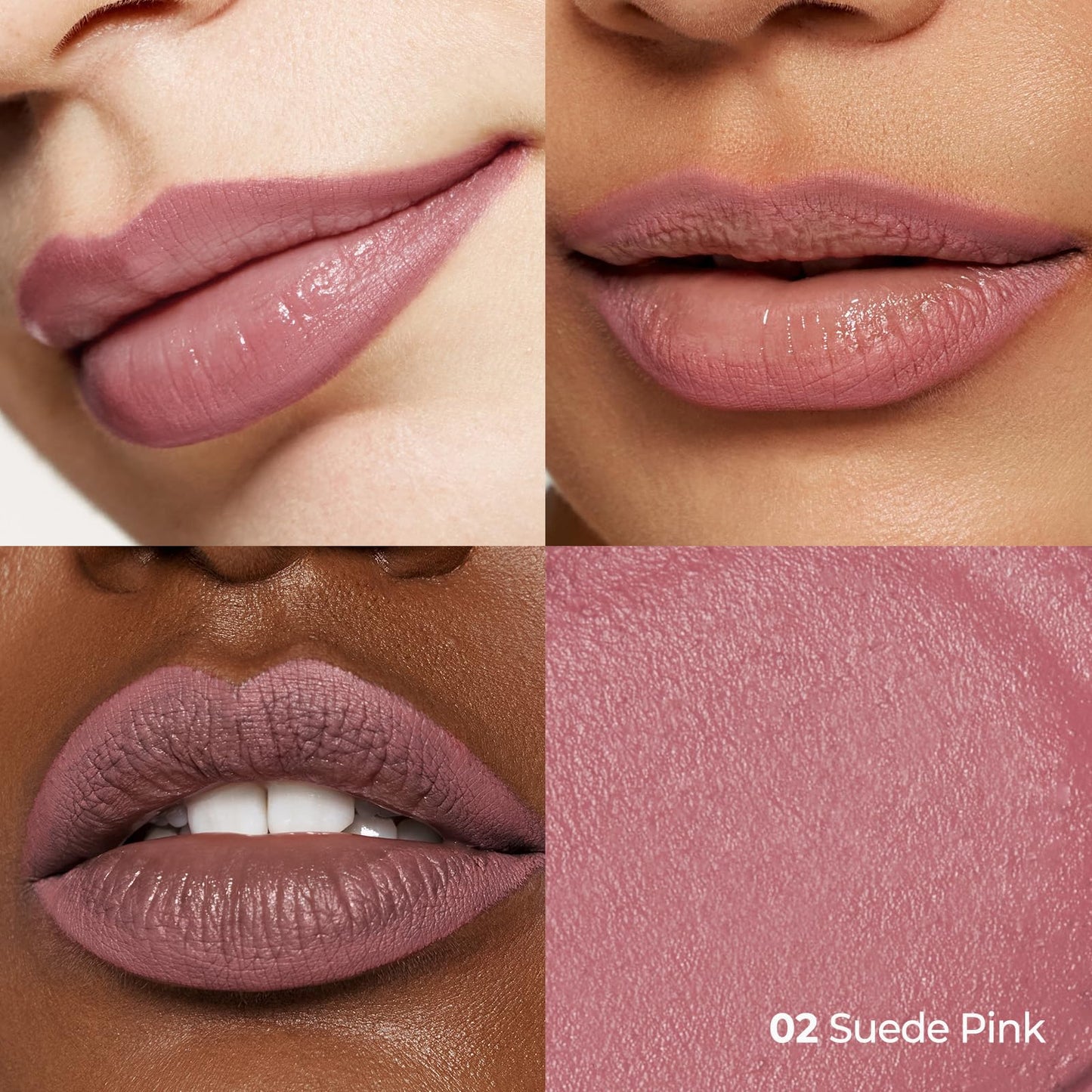 Laka Soothing Prep Lip Mask + Stain Lip Liner #02 Suede Pink & Fruity Glam Lip Tint #124 Maro, Peel-off Lip Mask & Long Lasting Vivid Color