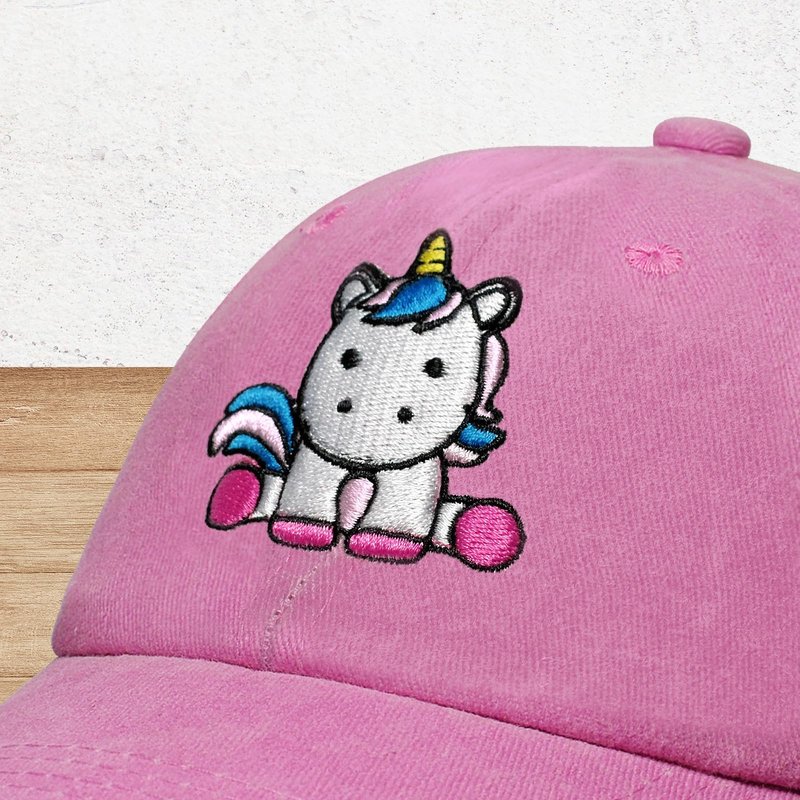 LSDY Embroidery Unicorn Hat for Girls Baseball Hat for Toddler Girl Baseball Cap Girls Hats for Kids Ages 4-8