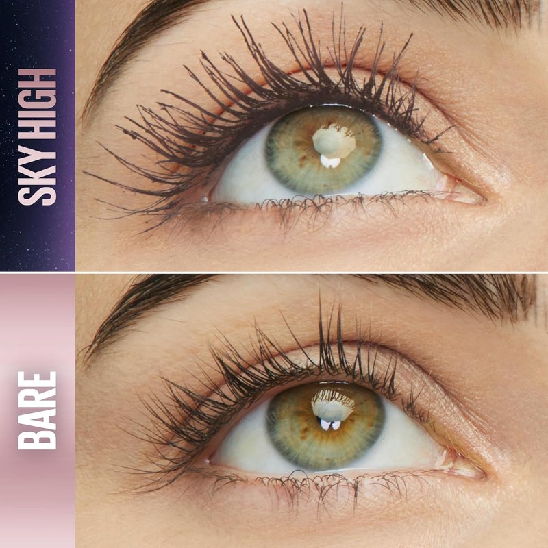 Maybelline Lash Sensational Sky High Mascara - Volumizing & Lengthening Formula, True Brown, 1 Count