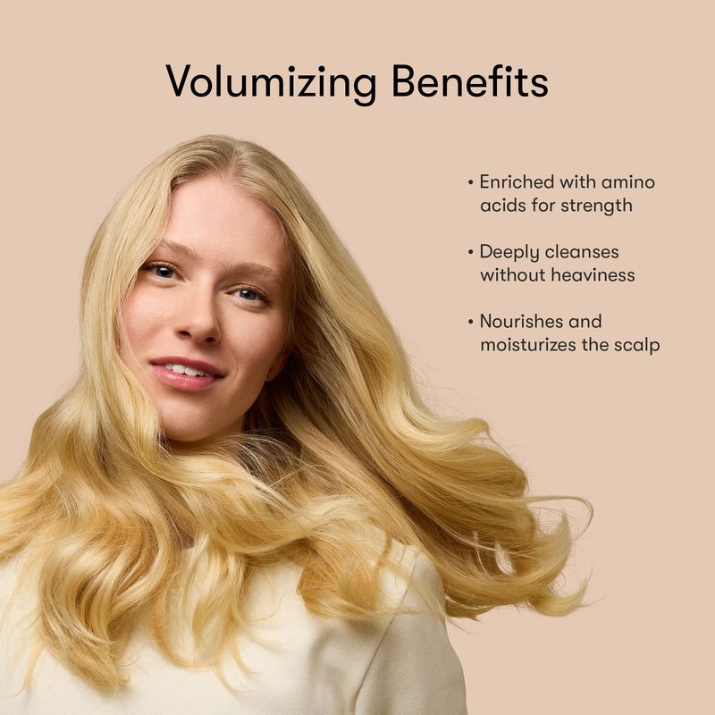 Odele Volumizing Sulfate-Free Shampoo, Adds Moisture, Shine, and Fullness for Straight or Wavy Hair Types, 13 Fl Oz