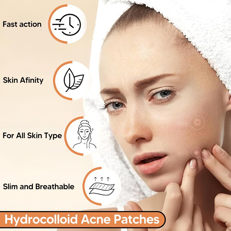 BitMark Care Pimple Patches for face | Hydrocolloid Patches with Mirror Case – Invisible Acne Patches, Absorbs Zits & Blemishes | Acne stickers for All Skins (42 Count)