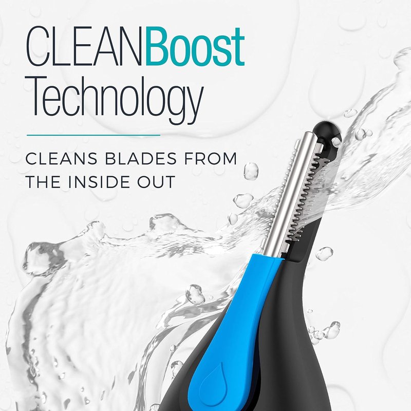 Remington Nose, Ear & Eyebrow Trimmer - Dual Edge Precision Blades, Waterproof Groomer & Easy-Clean System