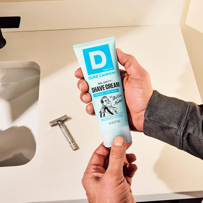 Duke Cannon Men's Shave Cream - Moisturizing 6 oz Shaving Cream for Smooth, Comfortable Shaves