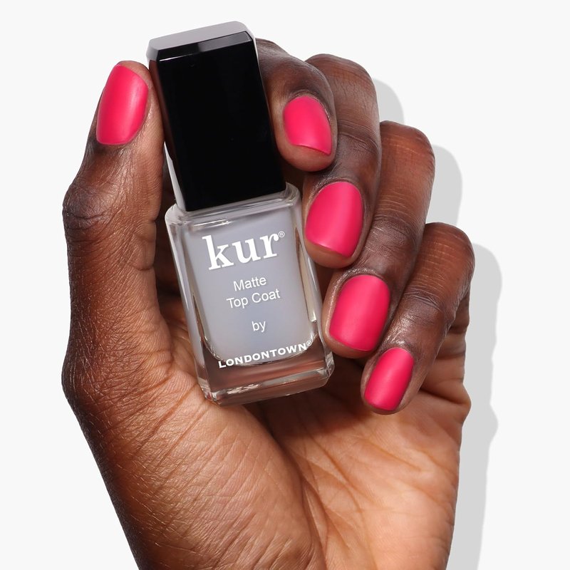 LONDONTOWN Nail Polish Top Coat – Clear Nail Lacquer Top Coats, Fast Dry, High Shine or Matte Finish, Long Lasting, Chip Resistant, Protects Color & Nails