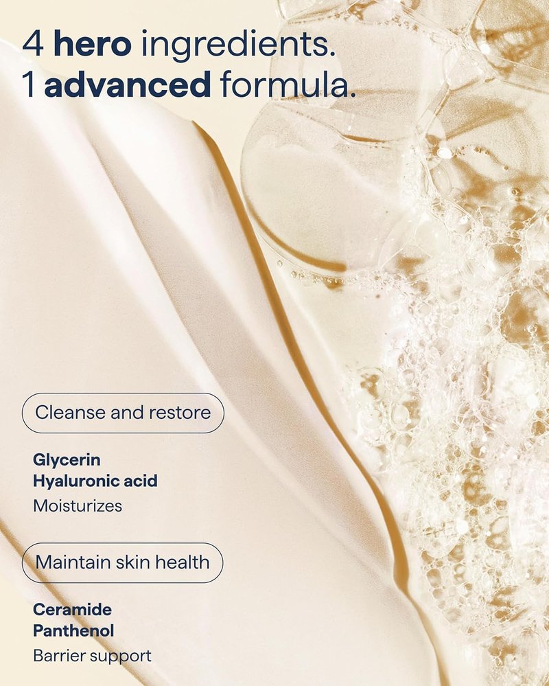Remedy for Rich Cream Cleansing | Cream-to-Foam Face Wash with Ceramides, Glycerin and Panthenol | Hydrating Cleanser for Normal to Dry Skin | By Dermatologist Dr. Shah, 12 fl. Oz