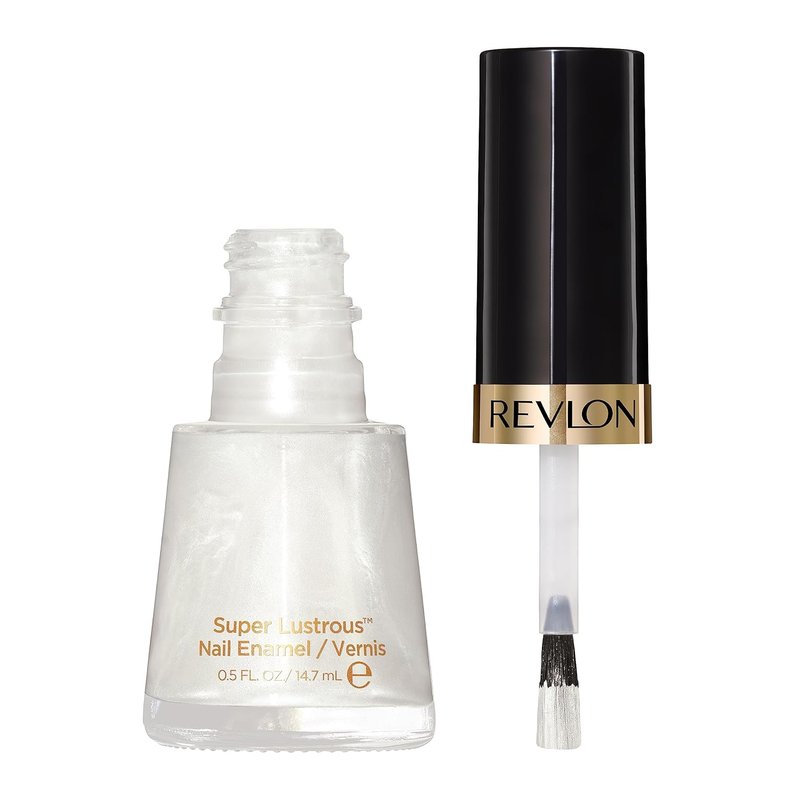 Revlon Super Lustrous Nail Polish - Chip-Resistant, Longwear, High Shine | 020 Pure Pearl, 0.5 fl oz