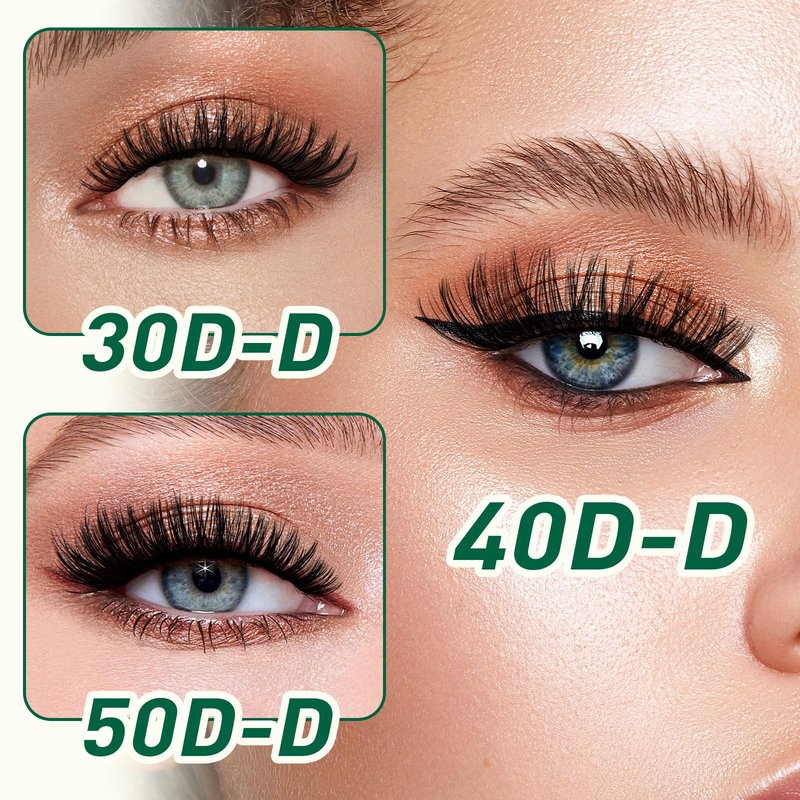 KEYYOU Lash Extension Kit DIY 300Pcs Lash Clusters Kit 40D 0.07 D Curl 9-18MIX Eyelash Extension Kit Individual Lashes Kit with Lash Bond and Seal, Lash Tweezers and Remover for Self Use
