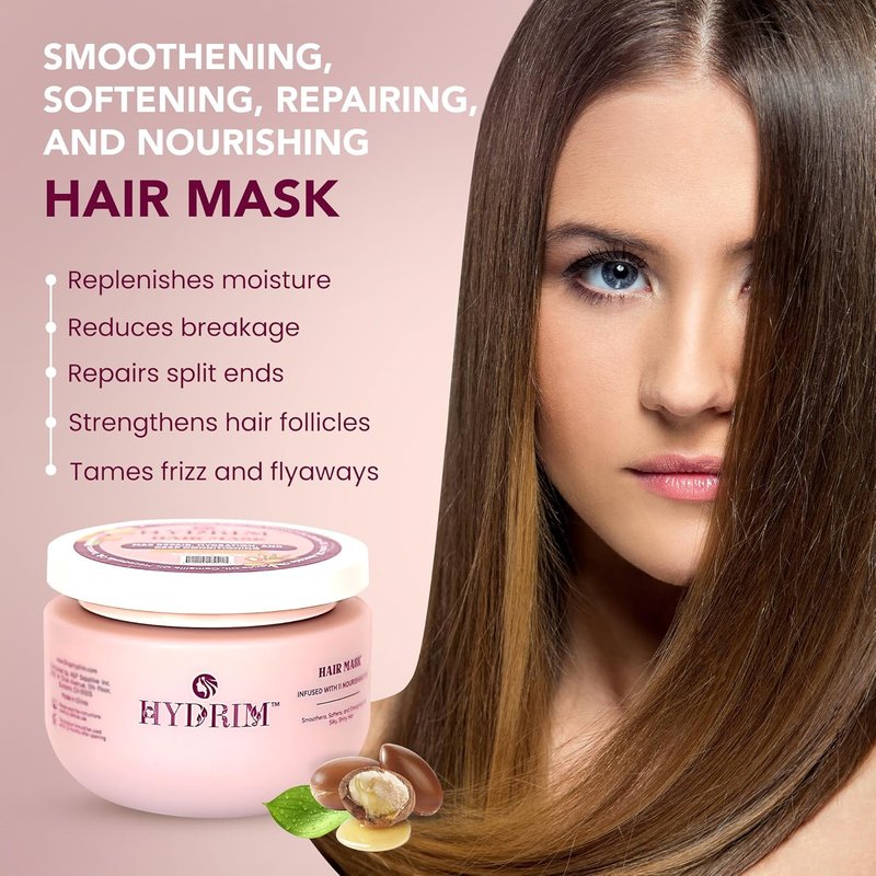 Skiennix Deep Conditioning Hair Mask - Hydrating Repair Treatment with Argan Oil & 10 Oils | 8.45 fl oz