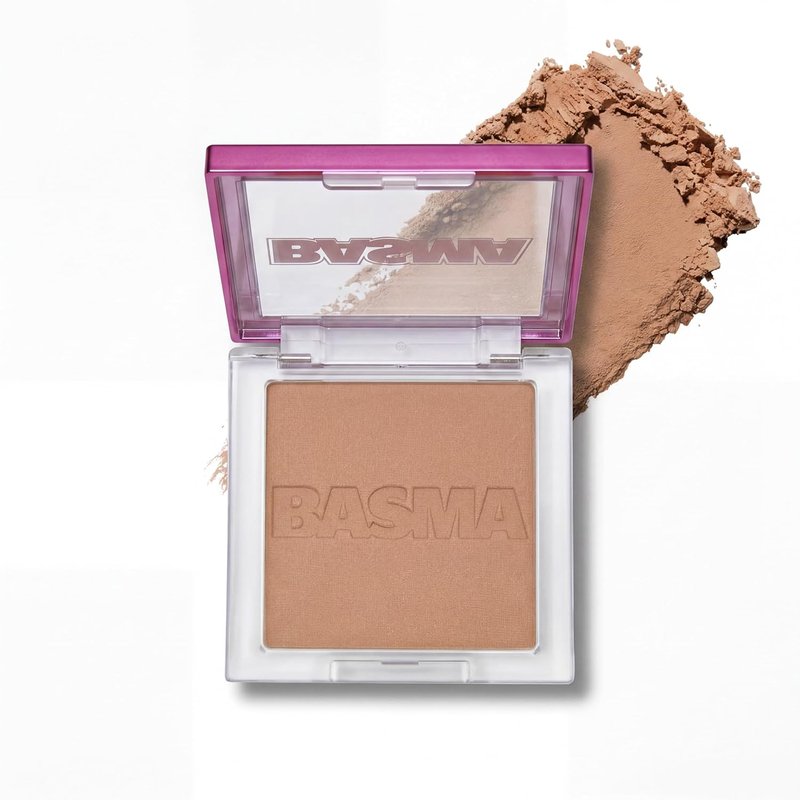 BASMA Beauty Buttery-Soft Bronzer - Talc-Free, Buildable Coverage, Vegan | Light Bronze with Neutral Undertones