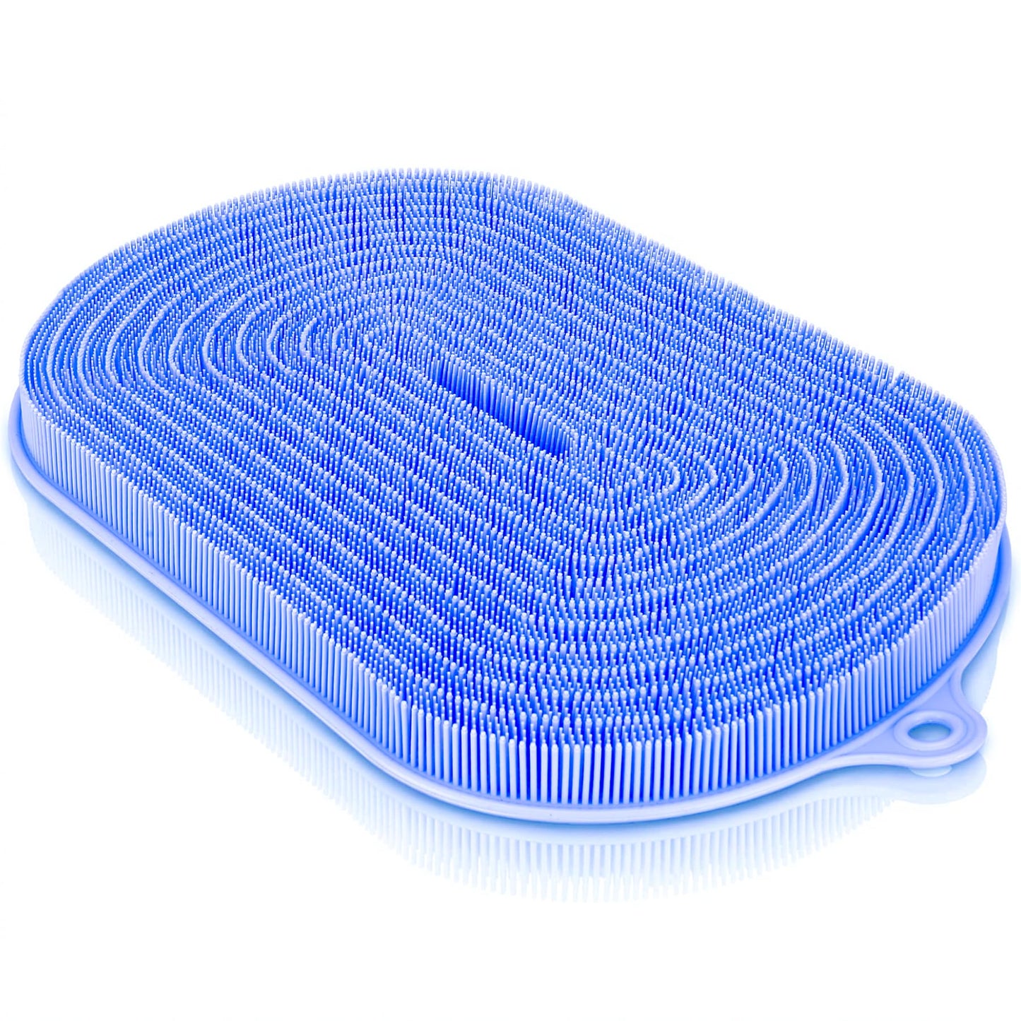 VIWU Extra Large Shower Foot Scrubber Mat, Silicone Foot Cleaner Brush – Exfoliate, Clean & Massage Feet Without Bending, 68 Non-Slip Suction Cups, Improve Foot Circulation & Appearance, 21.3 x 14 in