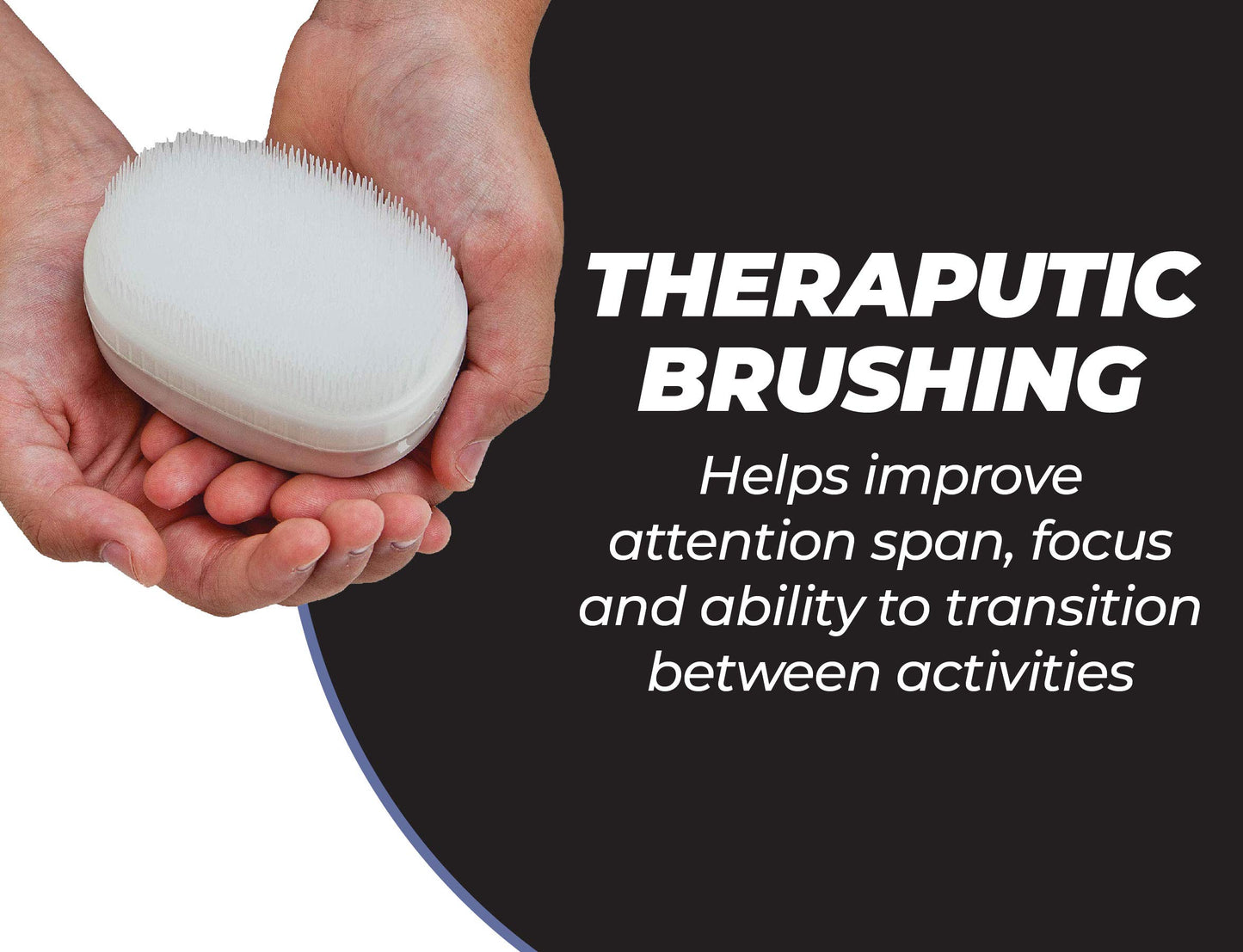 Wilbarger Therapy Brush, 2 Pack – Therapressure Brush for Occupational Therapy for Sensory Brushing – Protocol Designed by Patricia Wilbarger – Use as Part of The Wilbarger Brushing Protocol
