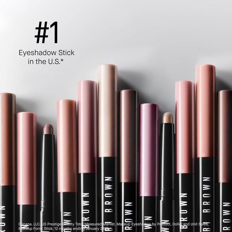Bobbi Brown Long-Wear Cream Shadow Stick | 24-Hour Eyeshadow Stick | High-Pigment, Buildable Shades with Three Finishes
