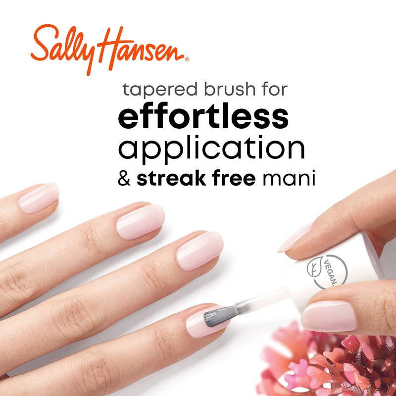 Sally Hansen Good.Kind.Pure Nail Polish, Light Lychee, 0.33 Fl Oz (Pack of 1), Packaging May Vary