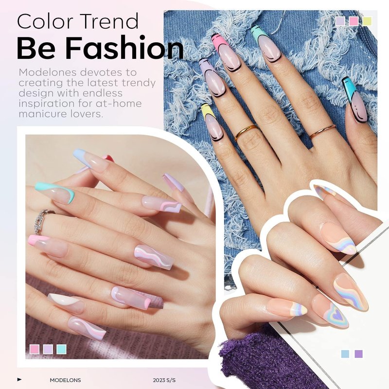 modelones Hema Free Gel Nail Polish 6 Colors Neutral Nude Set Nude Pink Quick Dry Winter Polish Manicure Diy Nail Art Home Salon Gift For Women Girl