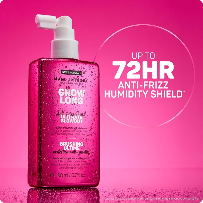 Marc Anthony Anti-Frizz Shield Blowout Spray - Smooth, Shiny Hair in Humidity - 6.7 oz | Heat Protectant