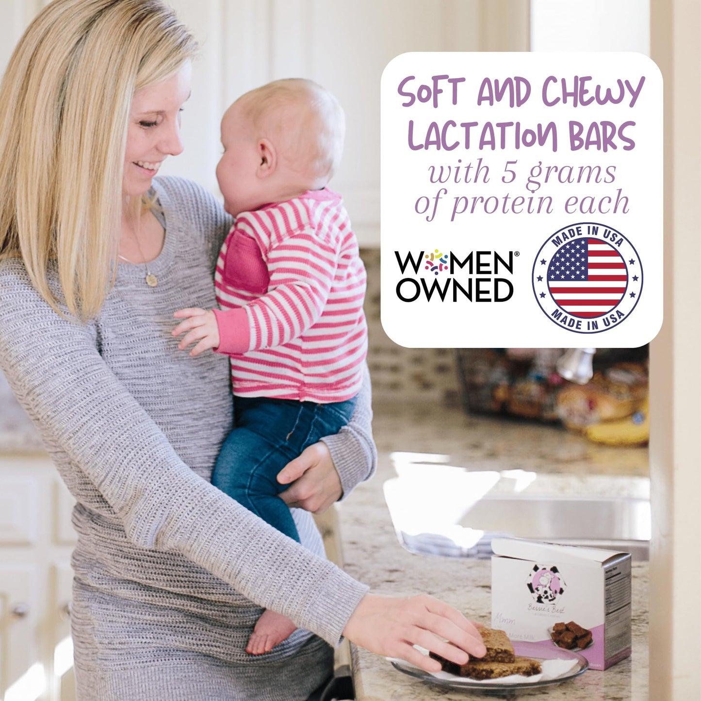 Bessie’s Best Lactation Cookies | Lactation Support | Oatmeal Peanut Butter Chocolate Chip | Increase Milk Supply | Breastmilk Boosting Cookies | Breastfeeding Snacks | 1 Dozen
